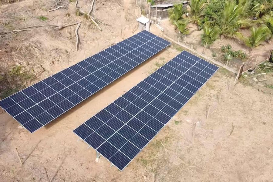 Sistema fotovoltaico de grande porte