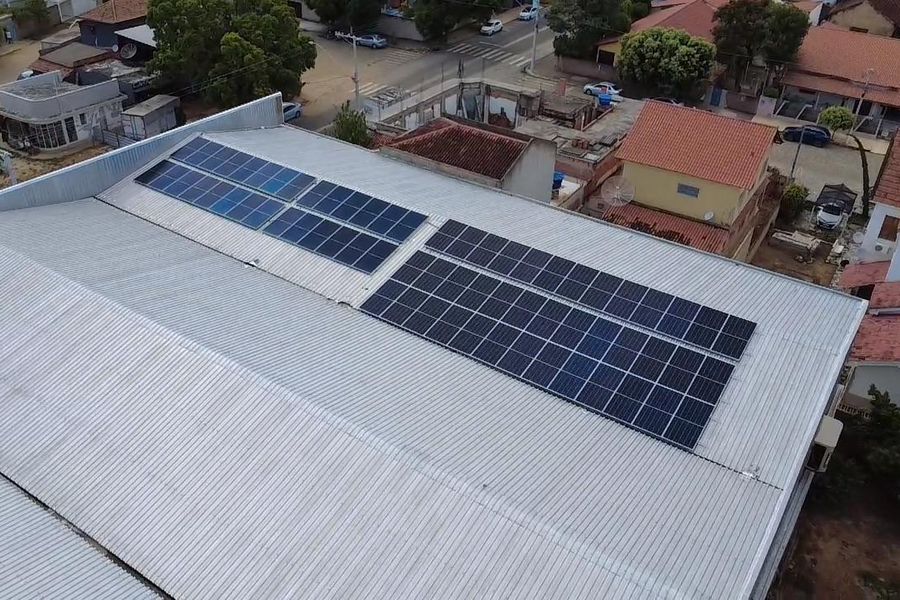 Usina solar em solo no Espírito Santo